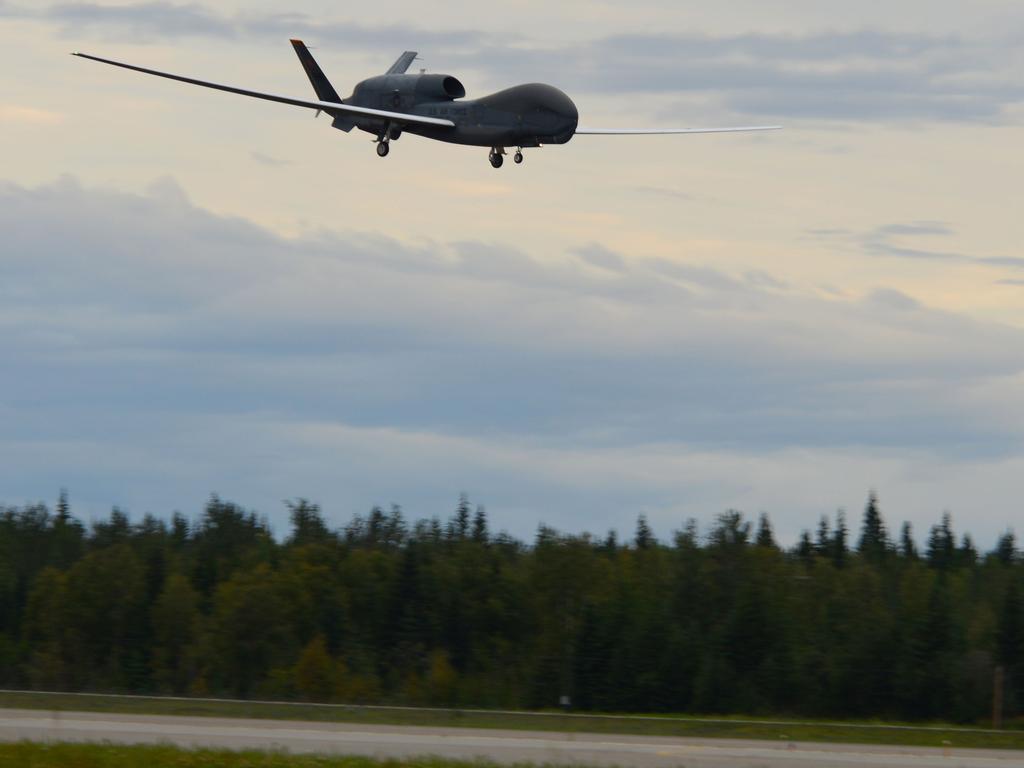 A US RQ-4 Global Hawk has been shot down by Iran. Picture: Tristan D. Viglianco / US Air Force / AFP