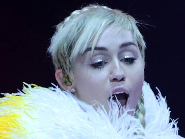 Miley Cyrus Bangerz concert at Allphones Arena, Homebush, Sydney. Pic Stephen Cooper