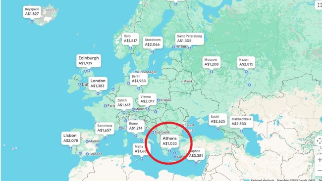 Google Flights still came out on top with a more direct query like this.