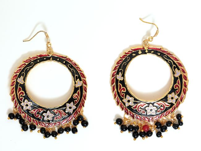 Earrings: Several years ago I went with three dear friends to trek in Nepal and we climbed to Everest Base Camp. It was literally, one of the best things I have ever done. I bought these earrings in the markets of Katmandu after we came down from the mountains.