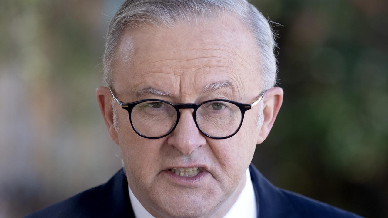 Prime Minister Anthony Albanese says Australians in Lebanon should get out ‘as soon as possible.’ Picture: David Geraghty / NewsWire