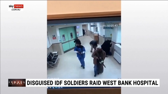 IDF soldiers disguised as women and medics raid West Bank hospital