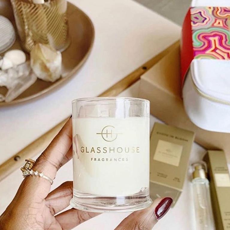 Glasshouse candles have been a bestseller on Adorebeauty.com.au. Picture: Supplied