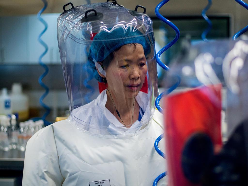 Chinese virologist Shi Zhengli inside the P4 laboratory in Wuhan, capital of China's Hubei province. Picture: Johannes Eisele