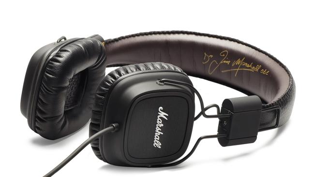 Turn it up ... the Marshall Major headphones.