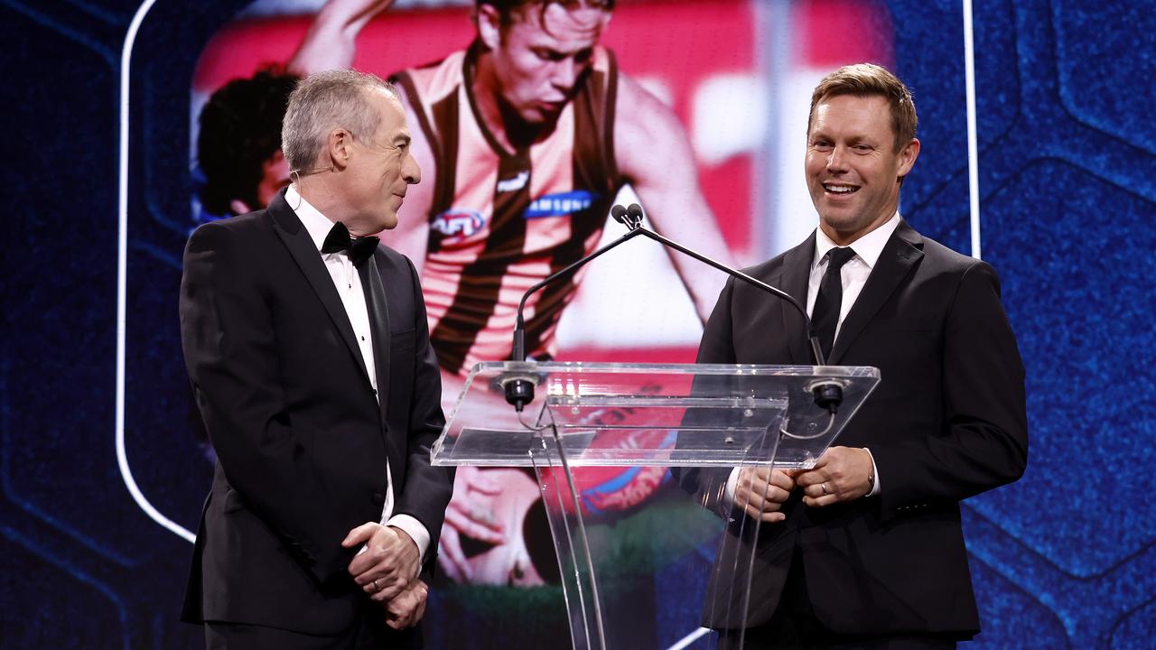 AFL Hall of Fame inductees 2023 Jimmy Bartel, Sam Mitchell, Corey