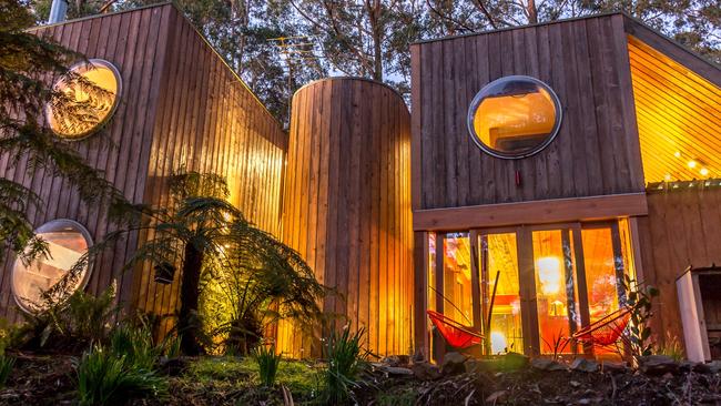 Qii House is tucked away in the Lorne forest.