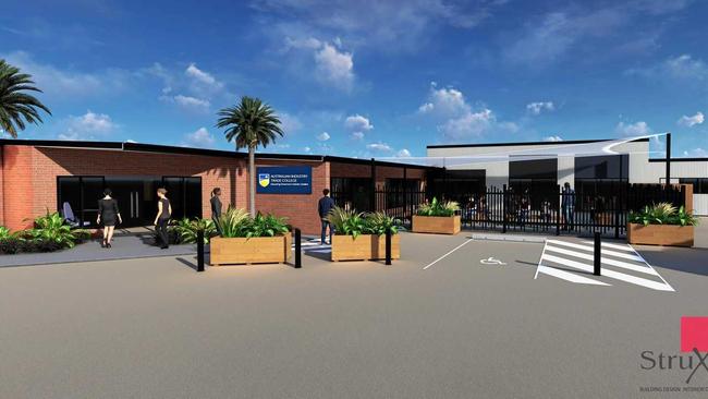 Artist impression for the Australian Industry Trade College campus in Ipswich, which will open in 2020.