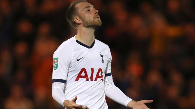 Christian Eriksen’s transfer woes have had a destabilising impact. Photo: Chris Radburn/AFP