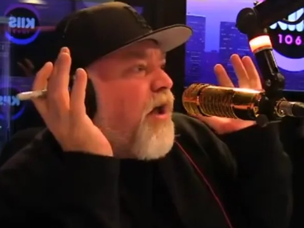 Kyle Sandilands in the KIIS studio