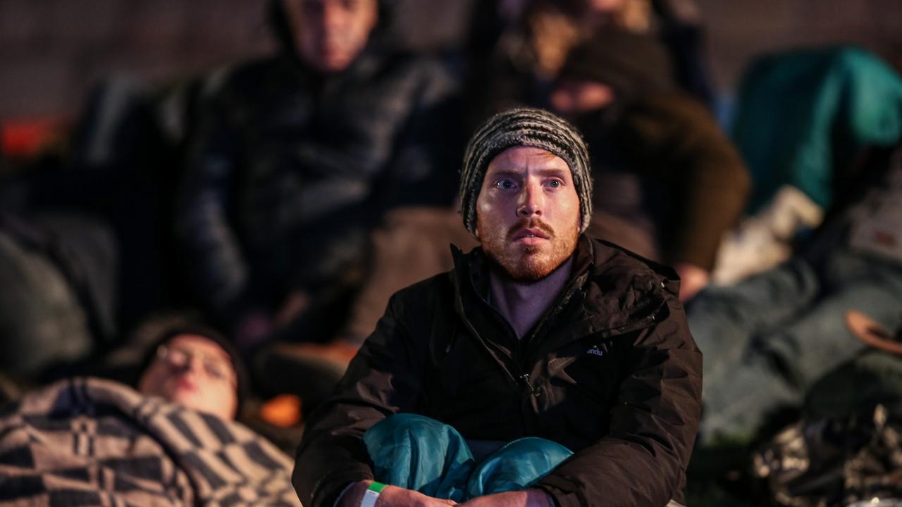 Australians and New Zealanders attend the ANZAC Dawn service at Anzac Cove. Picture: Getty