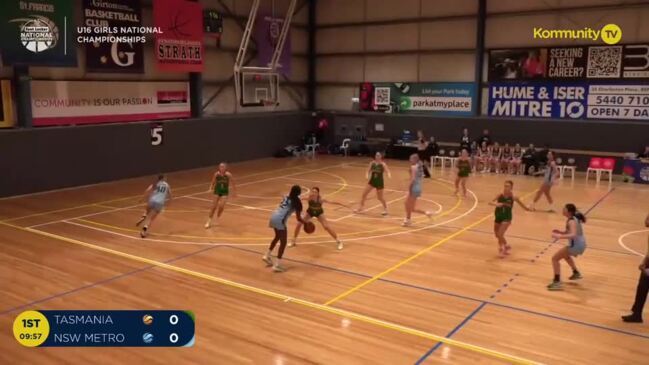 Replay: Tasmania v NSW Metro (Girls playoff 7/8) - Basketball Australia Under-16 National Championships Day 9