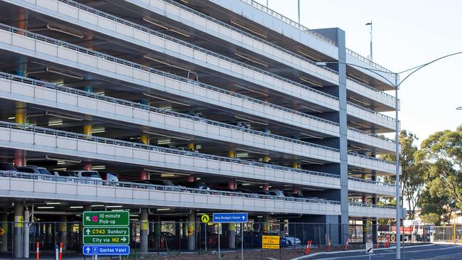 Melbourne Airport has seen strong demand for carparking since borders reopened, helping to drive revenue. Picture: Mark Stewart