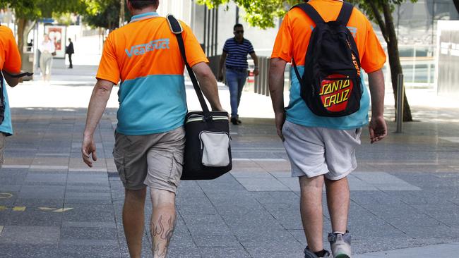 The latest ABS report shows job mobility – workers changing employers or businesses – remains at a decade-high for the second year in a row. Picture: NCA NewsWire / Tertius Pickard