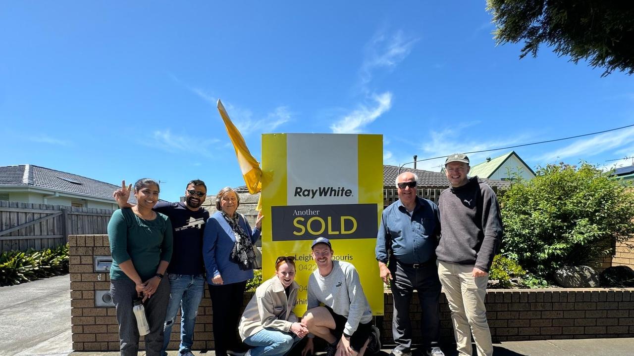 First home buyers frenzy in Oakleigh as three first home buyer couples score in the sale of a block of units.