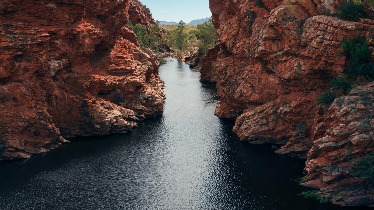 Water hole in West MacDonnell National Park.