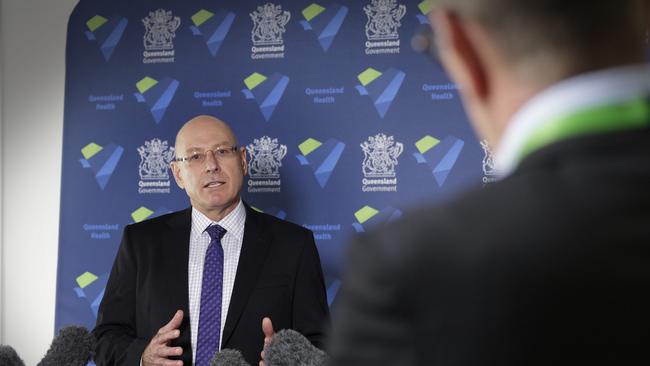 Queensland Health Director General Michael Walsh. Picture: AAP/ Megan Slade