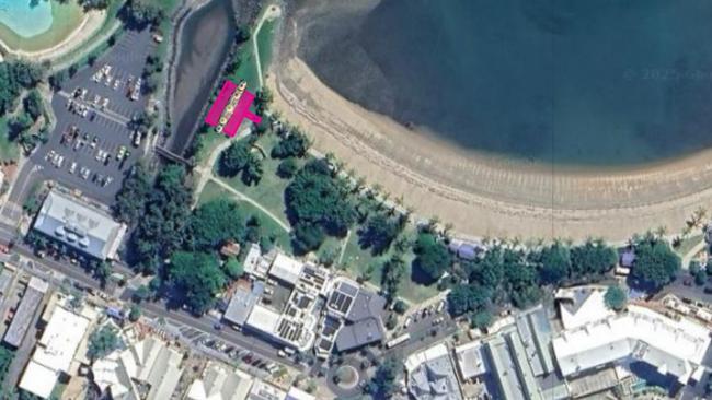 Location for the new ferris wheel is coming to Airlie Beach. Photo: Contributed