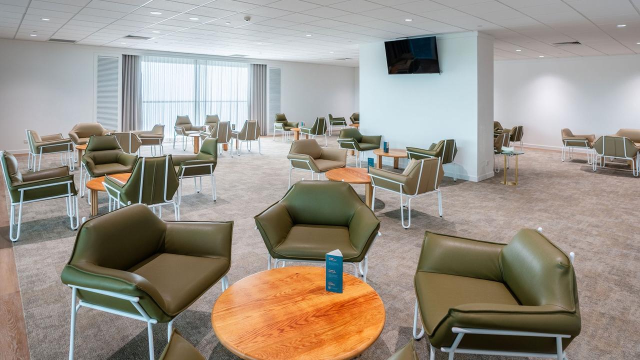 Inside the new Escape Lounge at the international terminal at the Cairns Airport. Picture: Supplied