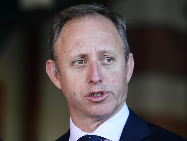 Secretary of Transport for NSW Rodd Staples speaks to the media at Central Station in Sydney, Monday, July 29, 2019. (AAP Image/Joel Carrett) NO ARCHIVING