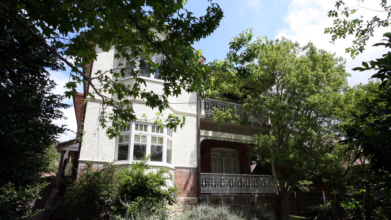 Former Prime Minister John Howard's Wollstonecraft home pictured in 2007. Picture: Graham Crouch