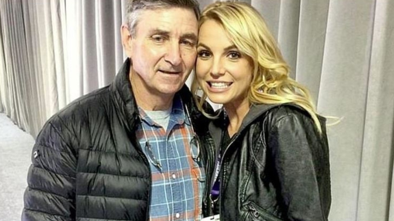 Britney Spears with dad Jamie, who has controlled her life and finances since 2008.