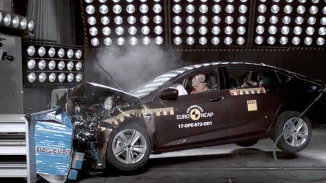 The 2018 Holden Commodore earned five stars for safety after a left-hand-drive version was crash tested in Europe. Picture: Supplied.