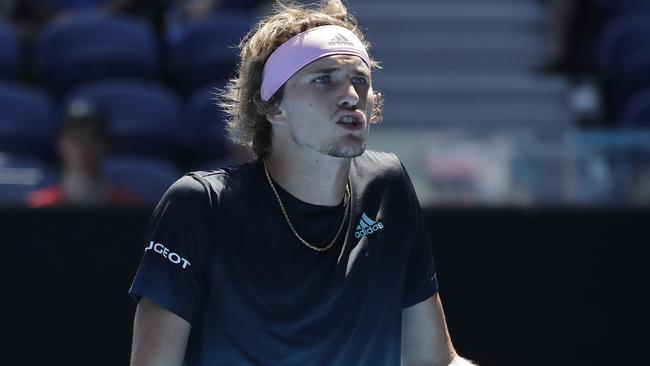 Alexander Zverev is in a mystifying lack of form. Picture: Mast Irham/AAP