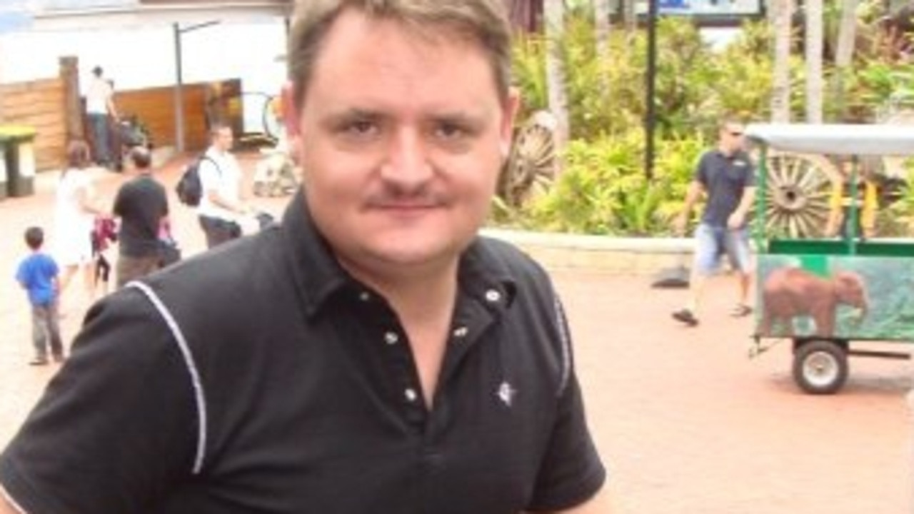 The body of Fernando Manrique was in a noticeably different position to his wife and kids. Source: Facebook