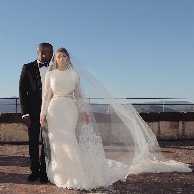 Kim kardashian shop wedding dress vogue