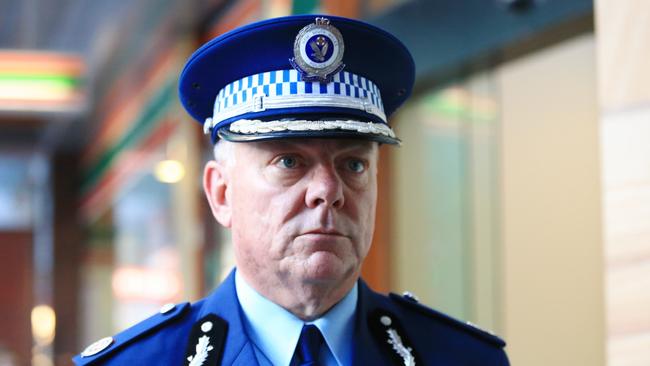 Assistant commissioner Mark Jenkins has been giving evidence at the Lindt Cafe siege inquest. Picture: Adam Taylor