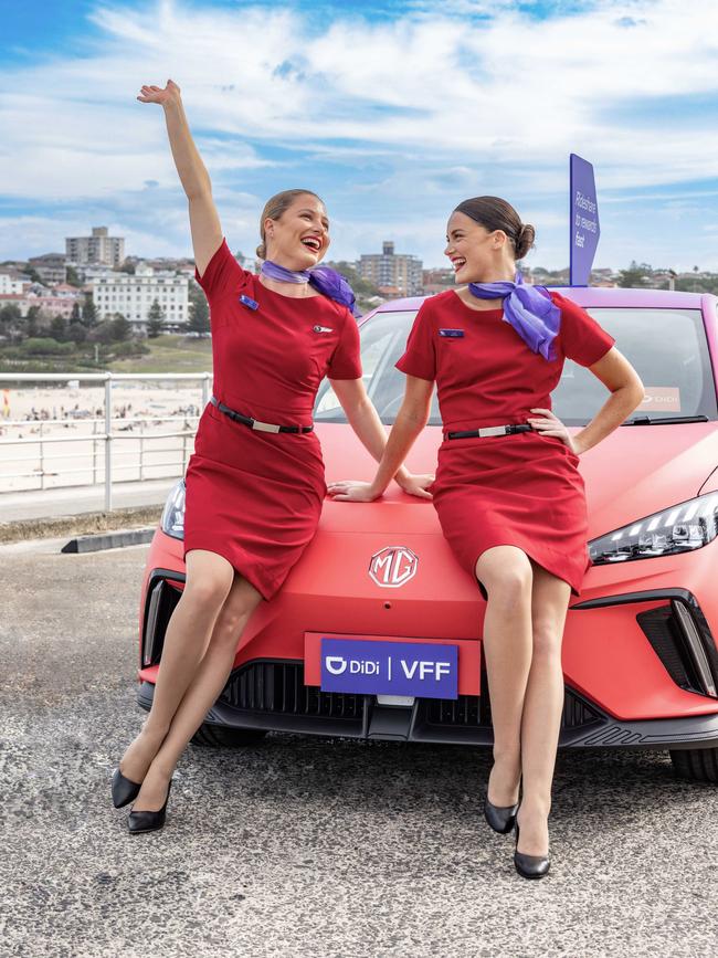 Virgin Australia's Velocity Frequent Flyer program have partnered with DiDi help Aussies earn reward point. Picture: Supplied
