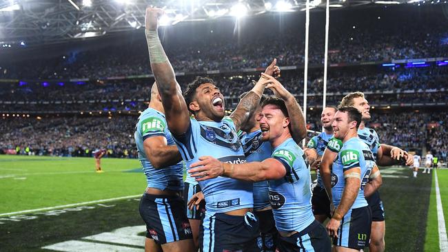 This was a huge, nerveless triumph for Brad Fittler’s side. Image: AAP Image/Dean Lewins