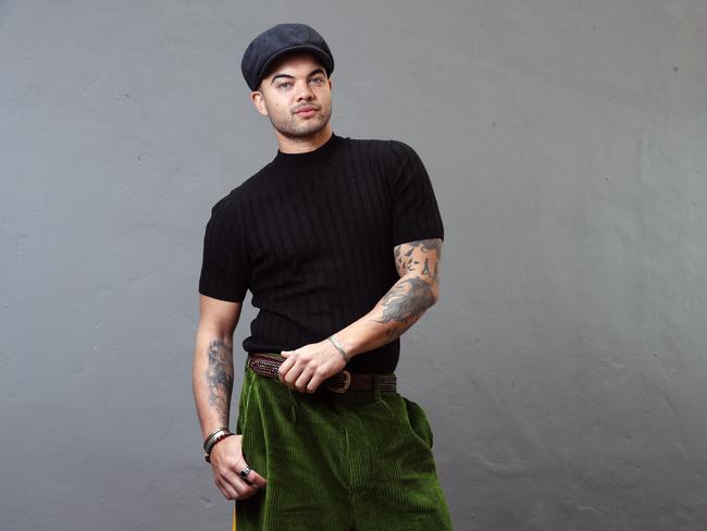 EMBARGO DAILY TELEGRAPH CONTACT NICOLA GIBSON PICTURE EDITOR Guy Sebastian pictured in Sydney ahead of being announced as the host of the 2019 ARIA Awards. Picture: David Swift.