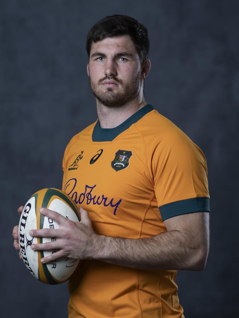 Liam Wright was officially unveiled as the new Wallabies captain. Picture: Chris Hyde/Getty Images