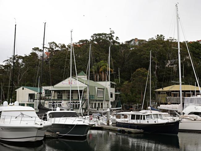 The club has a prized location on Mosman Bay.