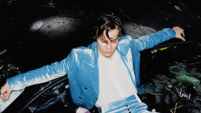 Chart topper: Harry Styles knocked Ed Sheeran off the album and singles chart — briefly