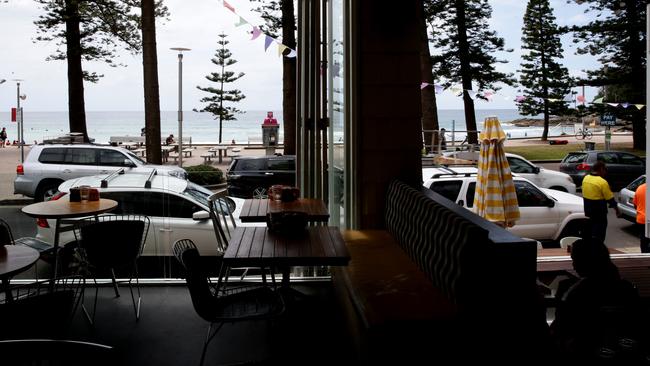 Manly Wine overlooks Manly beach..