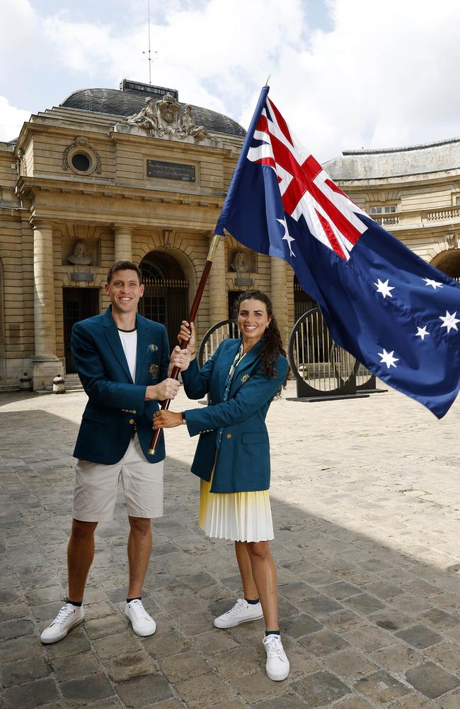 Eddie Ockenden and Jess Fox to carry the flag for Australia at the opening ceremony. Picture: Michael Klein