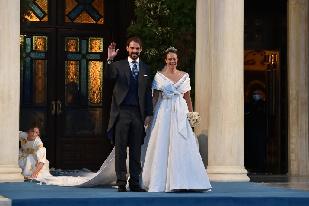 Princess Nina of Greece and Denmark wears Chanel to marry a Greek