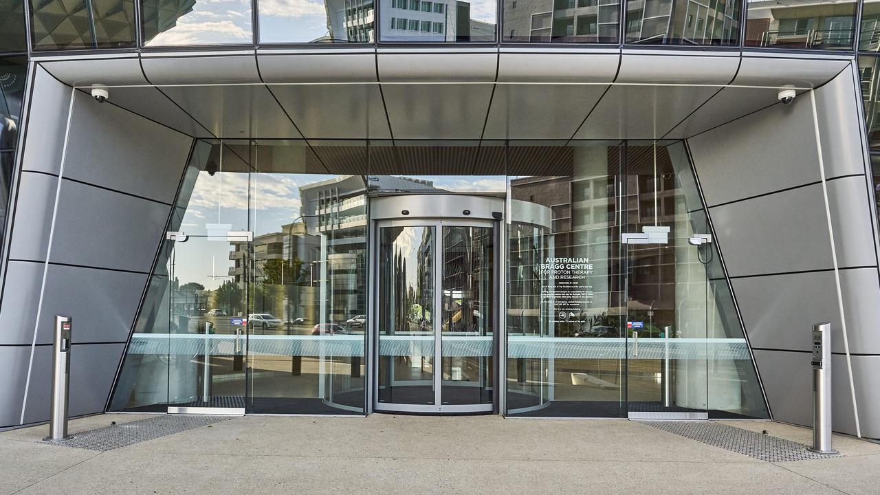 The proton therapy beam was due to be installed this year in the $500m Australian Bragg Centre in Adelaide. Picture: Matt Loxton