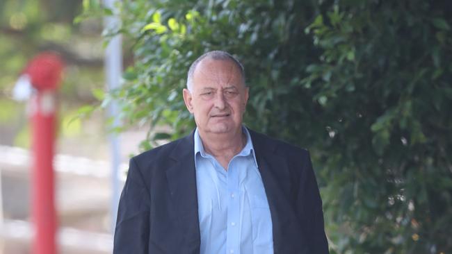 Milton Orkopoulos leaving Long Bay jail today in December last year. Picture: John Grainger