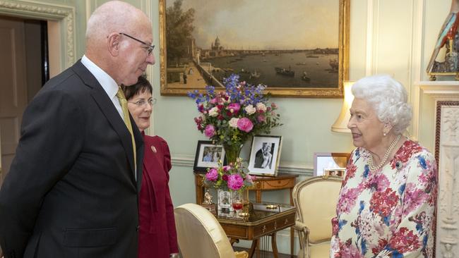 Australia’s Governor-General David Hurley has remembered the Queen as a ‘remarkable person’. Picture: Steve Parsons – WPA Pool/Getty Images