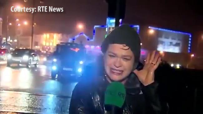 Teresa Mannion Irish Reporters Ott Weather Report Goes Viral Au — Australias 