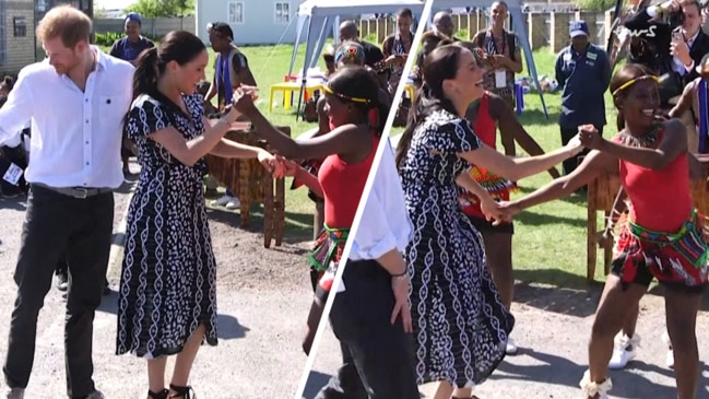 Meghan sends crowd wild with inspirational speech in South Africa