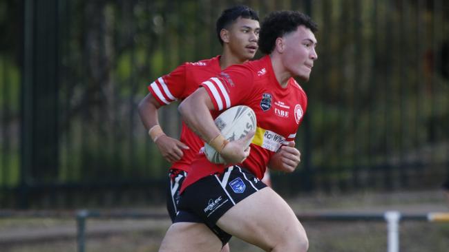 Jordan Kalati was one of St Clair’s best in round nine of Penrith local footy. Picture: Warren Gannon Photography