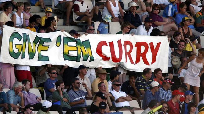 The day one crowd had plenty to cheer about with Bangladesh bowled out for 97. Picture: Image/Dean Lewins