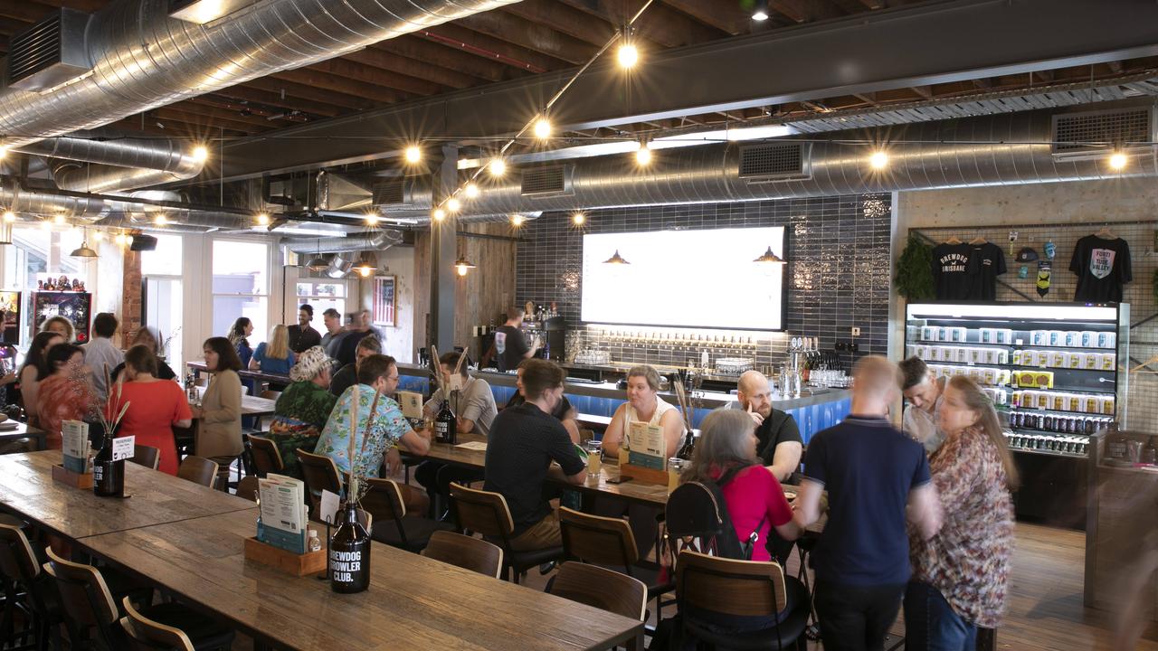 BrewDog in Fortitude Valley. Picture: Mark Cranitch.