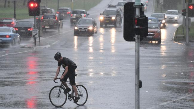 Make sure you head out for your exercise or socialising on Friday before 4pm, when the weather is expected to turn bringing showers and flash flooding. Picture: AAP Image/James Ross.