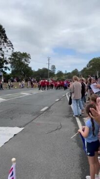 Upper Coomera Anzac Day service